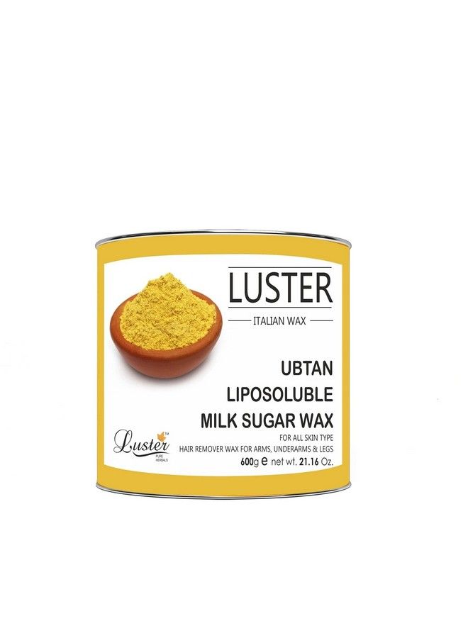 LUSTER شمع إزالة الشعر الساخن من أوبتان؛ شمع إزالة السمرة؛ لجميع أنواع البشرة؛ شمع لإزالة السمرة؛ للنساء والرجال؛ شمع إزالة الشعر للجسم والوجه والحواجب؛ خالٍ من البارابين والكبريتات 600 جرام - Image 2