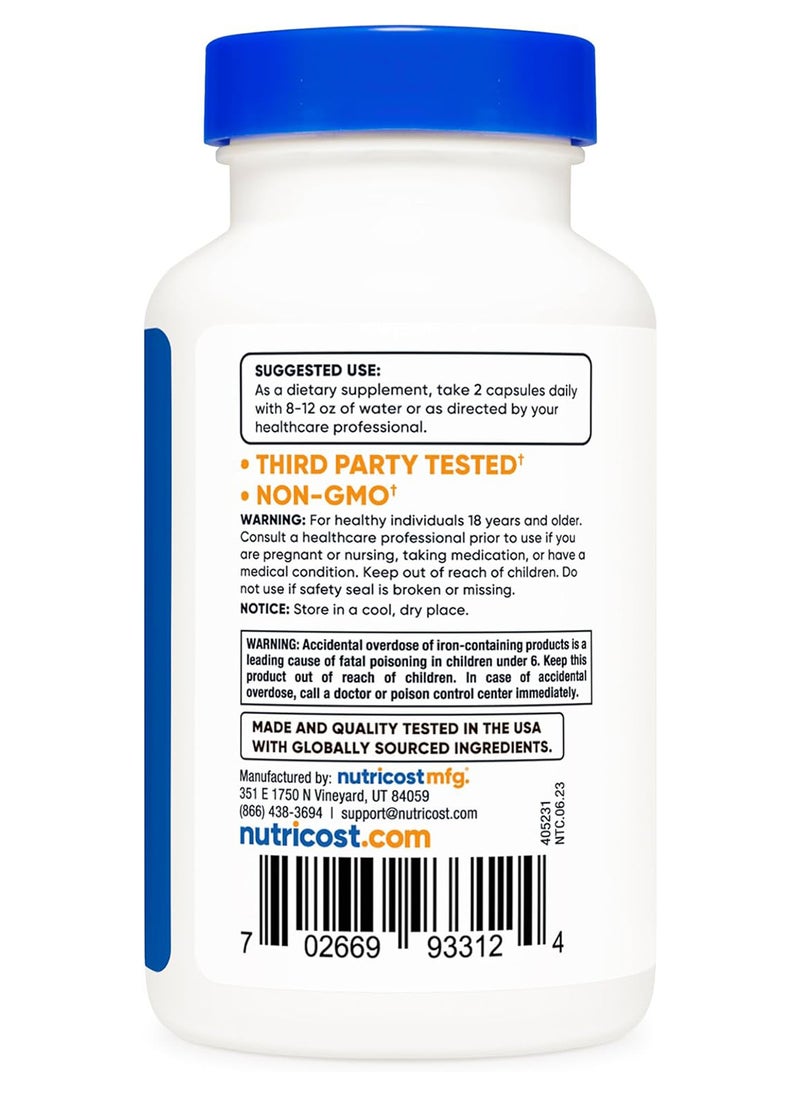 Nutricost - Multivitamin 120 Vegetarian Capsules 60 Servings - Image 1