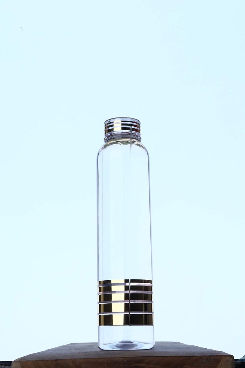 Castanea Polyethylene Terephthalate Water Bottles, Transparent, 1Litre, Set of 4 - Image 5