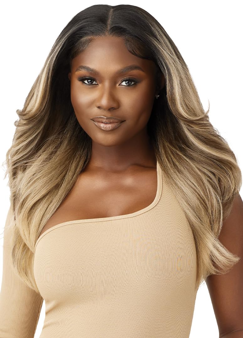 Outre Lace Front Wig - Perfect Hair Line 13X6 – KEESHON (DRST SILVER NOIR)