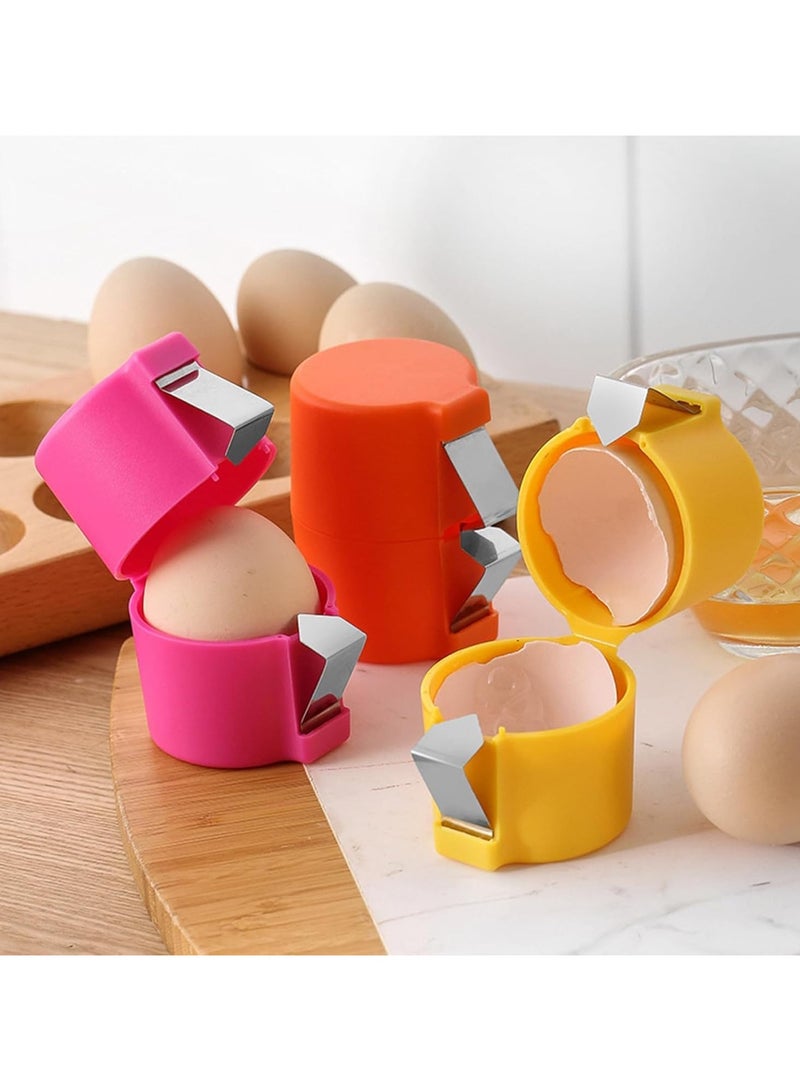 عام مجموعة كاسرة بيض (3 قطع) 2025 - كاسرة قشر بيض مسلوق مُحسَّنة، كاسرة بيض صغيرة محمولة يدوية، أداة مطبخ متعددة الاستخدامات - Image 4