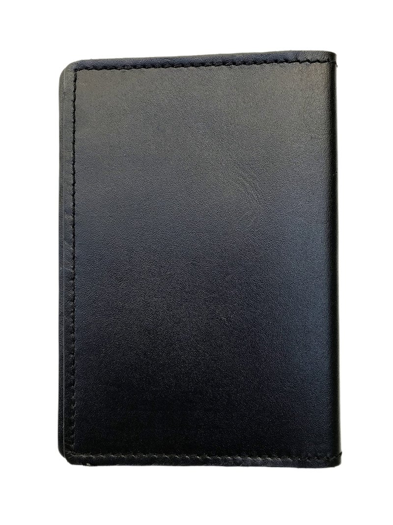 Dr.Key 2004 Genuine Leather Soft Passport Wallet (Black) - Image 1
