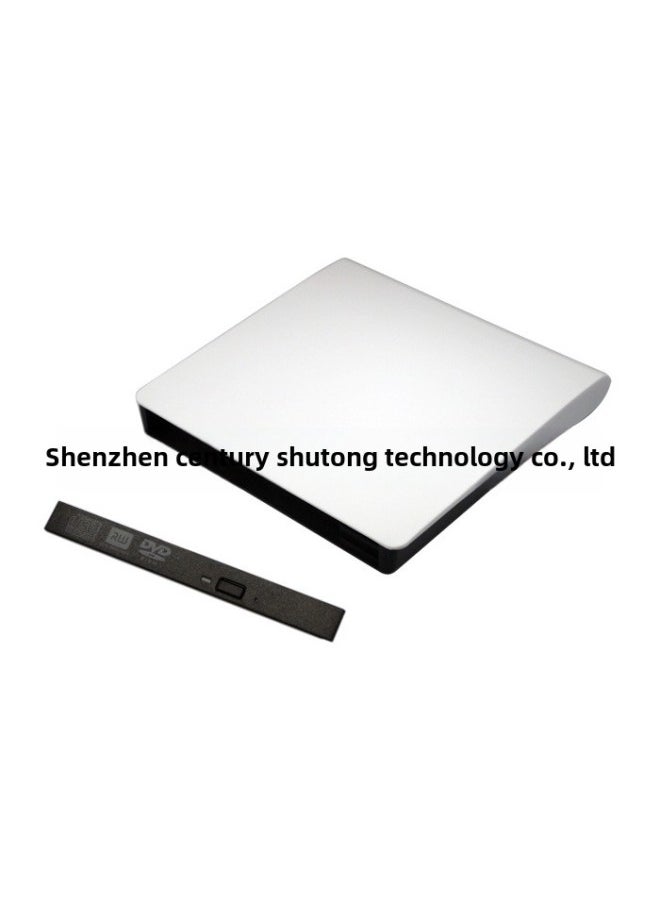 Generic USB 3.0 External Optical Drive Box White SATA Interface Optical Drive Kit USB 3.0 Mobile External Optical Drive Shell-Color:White  - Image 5