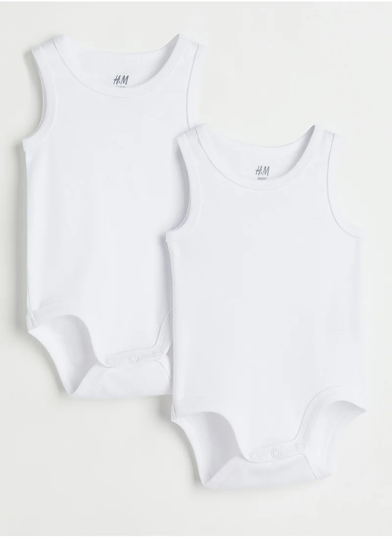 H&M 2-Pack Cotton Bodysuits