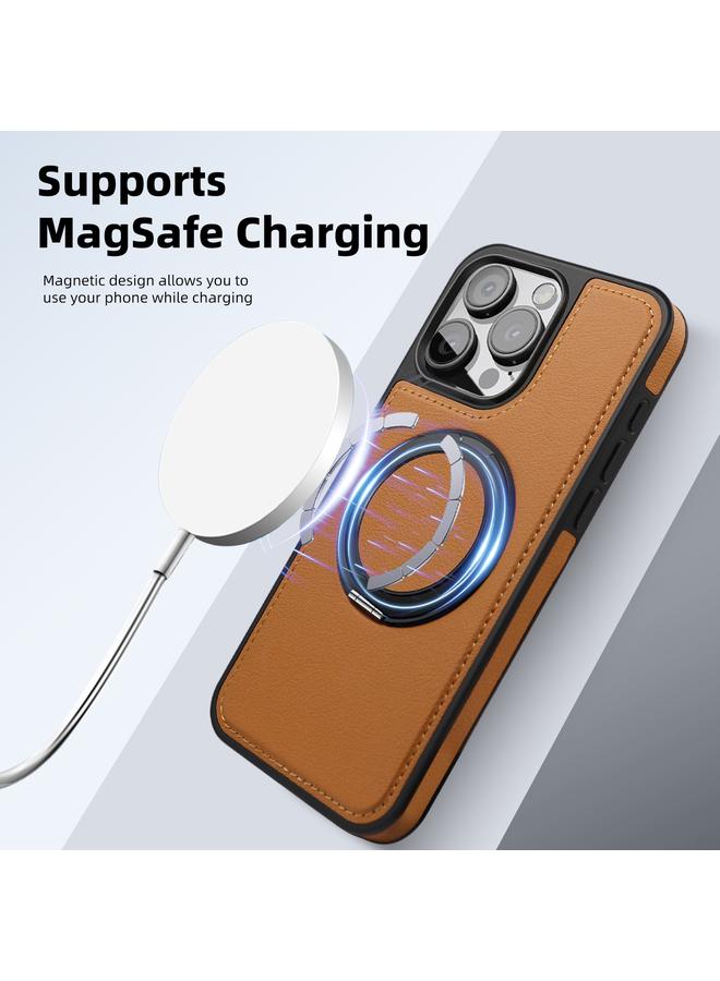 Zaboon Case For iPhone 12 Pro Max Yashi 360 Degree Rotating MagSafe Bracket Phone Case - Image 5