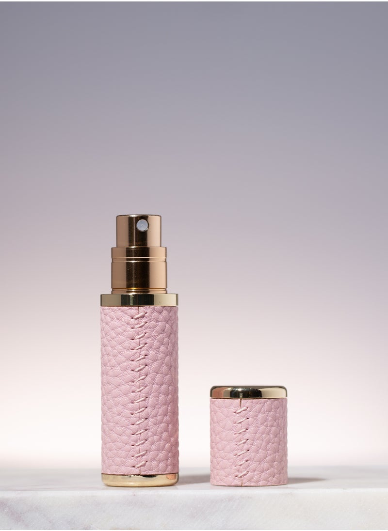 General 5ml Empty Refillable Leather Perfume Bottle (Pink color)  - Image 2