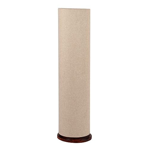 BTR CRAFTS® Cylinder Shape Wooden Base, Corner Decorative Floor lamp, Bedroom, Living Room, Home Décor, Pack of 1 (Beige) - Image 2