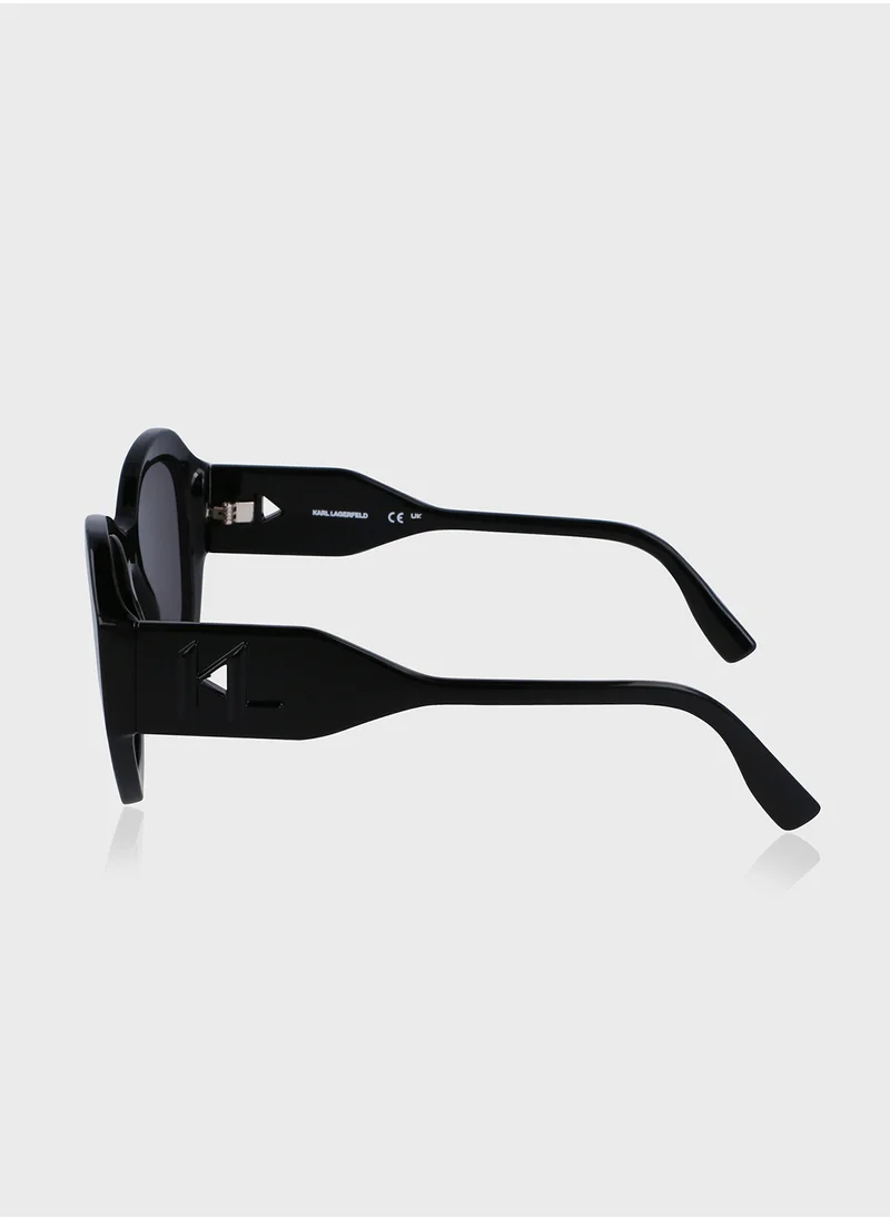 كارل لاغرفيلد Modified Rectangle Sunglasses