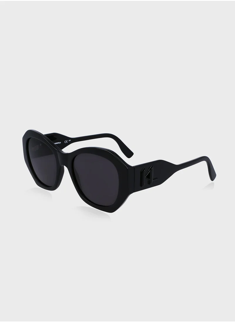 كارل لاغرفيلد Modified Rectangle Sunglasses