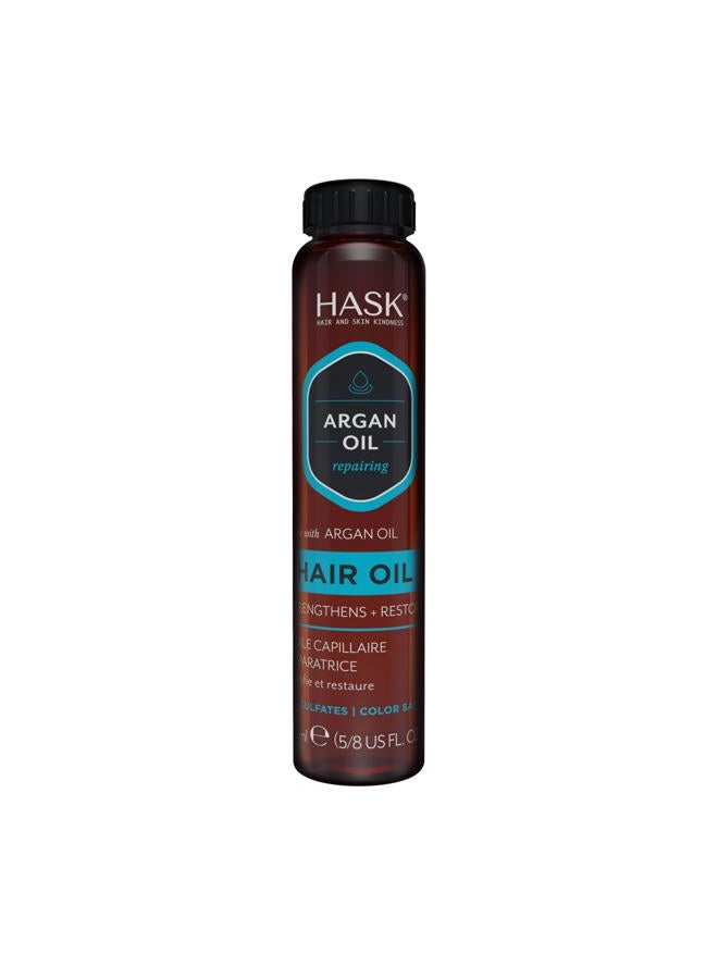 HASK Argan Strengthens And Restores Repairing Hair Oil, 18 Ml - Image 1