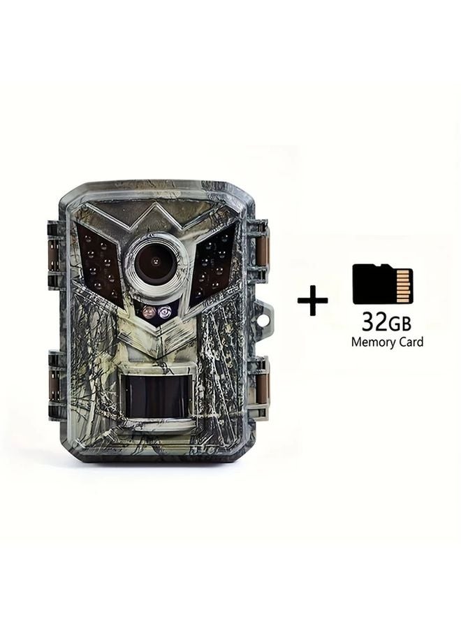 720p HD Trail Hunting Camera Motion Activated IR Night Vision 32GB Card Included - Image 1