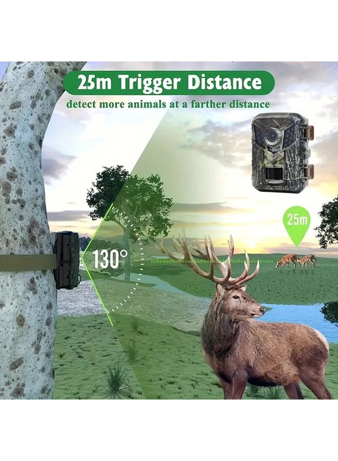 720p HD Trail Hunting Camera Motion Activated IR Night Vision 32GB Card Included - Image 2
