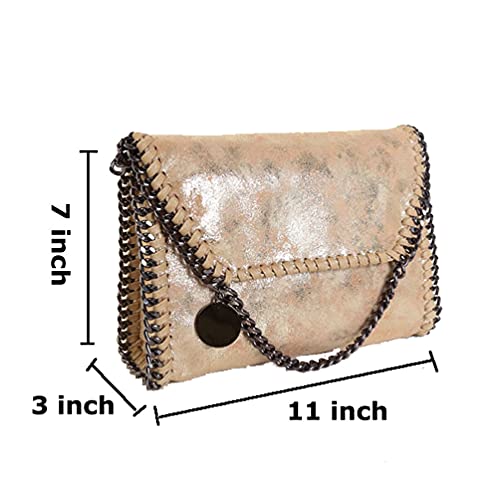 Beatfull Designer Chain Shoulder Purse for Women Soft Leather Quilted Clucth Fashion Message Crossbody bag - Image 2