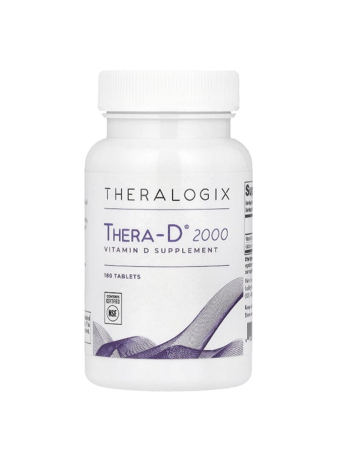 Theralogix Theralogix, Thera-D 2000 , 180 Tablets  - Image 1