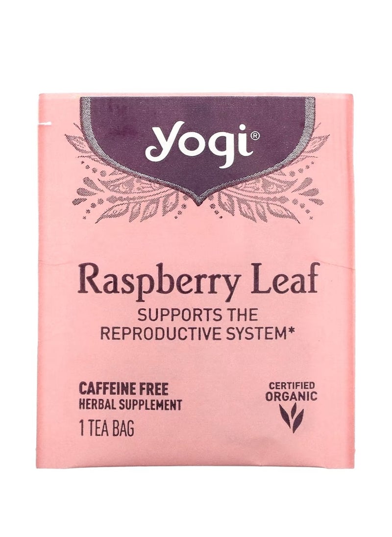 Yogi Tea Raspberry Leaf Caffeine Free 16 Tea Bags 1.02 oz (29 g)  - Image 2