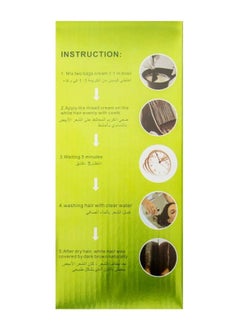 Black Dark Brown Hair Dye Free of Ammonia 500+500 ML  - Image 5