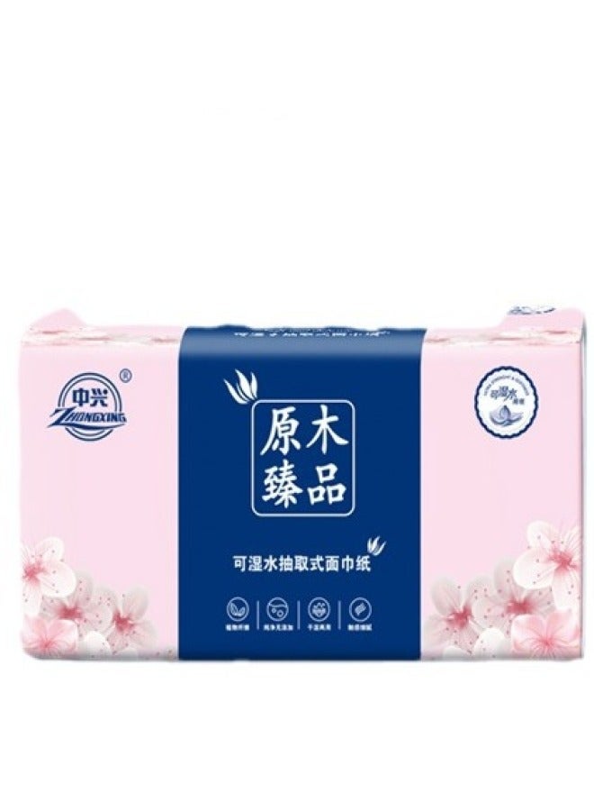 زد تي اي زتي 40 حزمة من المناشف الورقية، اقتصادية، سميكة وناعمة، صالحة للاستخدام الجاف والرطب، آمنة للأمهات والرضع، خالية من الفلور والمواد المضافة - Image 5