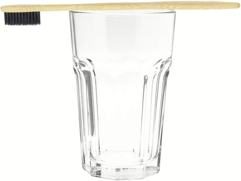 BFYSYO Biodegradable Eco-Friendly Charcoal Infused Bristle Bamboo Toothbrush - Pack of 4 - Image 5