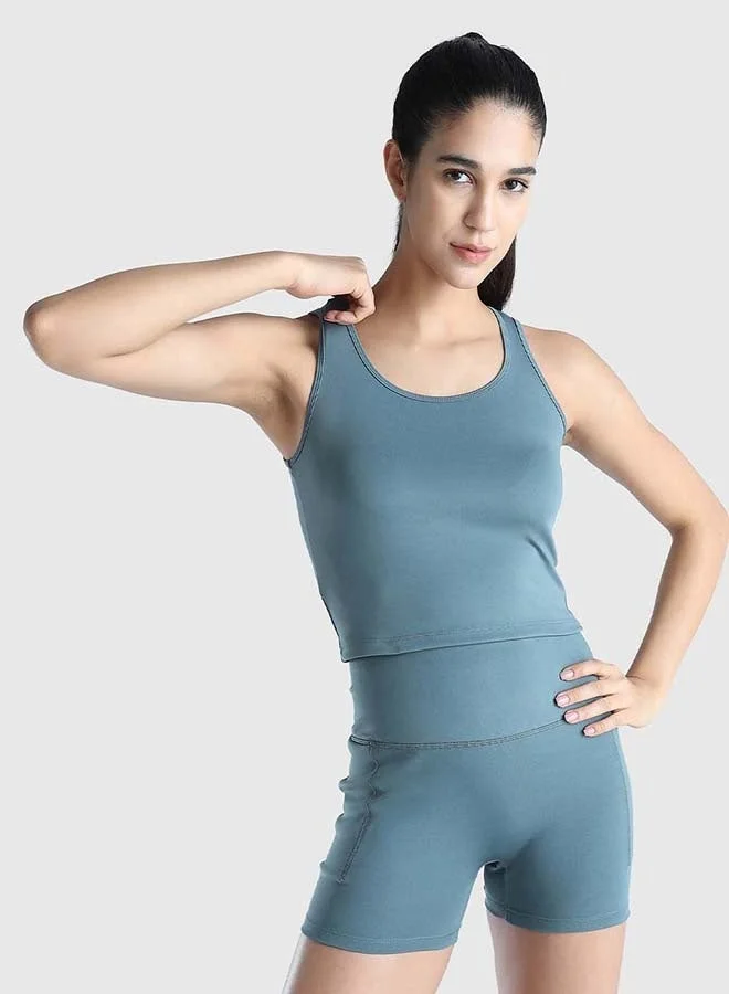 Musclemind Teal Women's Tank Top for Women | Best Price UAE