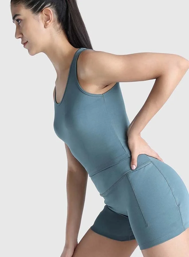 Musclemind Teal Women's Tank Top for Women | Best Price UAE