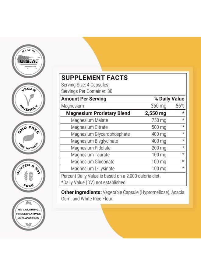 SuperSmart Optimag - Minerals - Reduces Fatigue - Covers 100% of Daily Magnesium Needs - Vegan - SuperSmart - Image 3