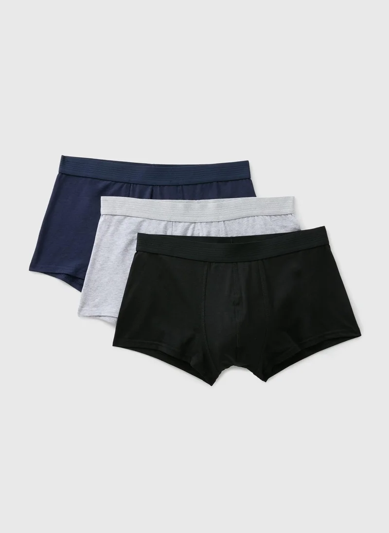 Matalan 3 Pack Premium Multi Modal Hipster Boxers