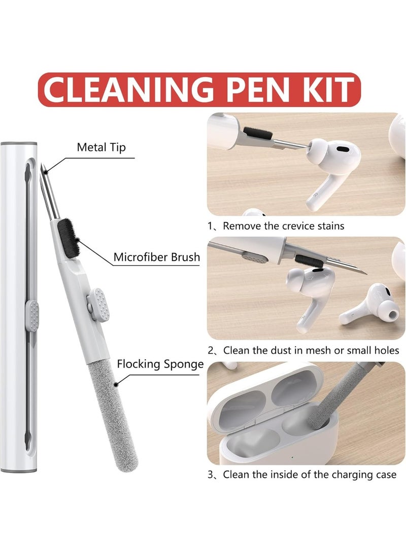 Soft Silicone Protective Case Cover for AirPods 3 with Cleaner Kit and Keychain - Image 3