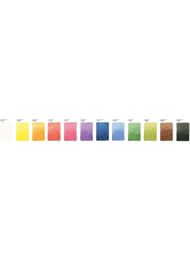 FABER-CASTELL - Pitt Pastel Color Pencil 12 Piece Set Assorted - Image 1