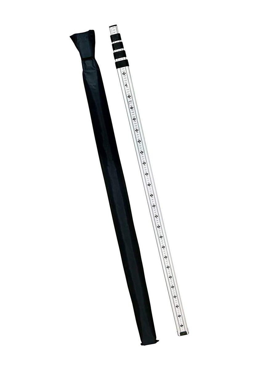 Royal Nautical - Royal Nautical UTC Levelling Staff Aluminium 6 Meter 5 Fold Levelling Staff White UTCLS9 - Image 1