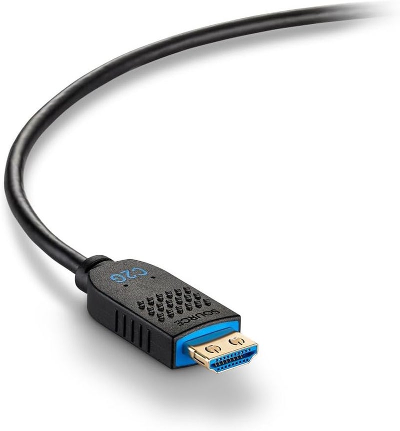 كابل HDMI عالي السرعة وفائق المرونة من سلسلة الأداء ، طوله 25 قدمًا (8 أمتار) - يتناسب مع تقنيات 4K 60Hz، ومصنوع للاستخدام داخل الجدران، ومعتمد وفقًا لمعيار CMG (FT4).