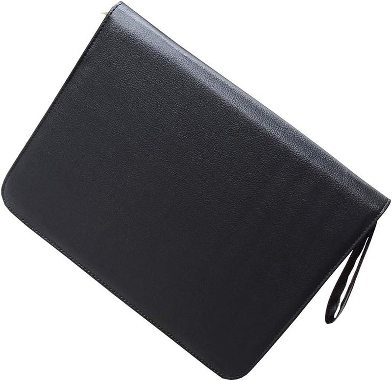 erofa 48 Fountain Pen Case PU Leather, Rollerball Pen Display Holder Bag, Pouch Large Capacity for your Collection - Black - Image 5
