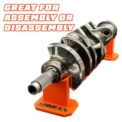 MORANO Moran Racing Engines Crankshaft Stands | Universal Fit | Chemical Resistant | Non-Slip Pads | Safely Supports Crankshaft | 1 Set of Stands - Image 3