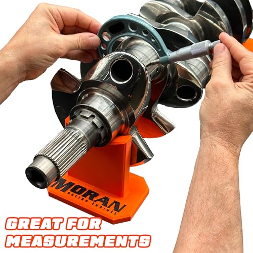 MORANO Moran Racing Engines Crankshaft Stands | Universal Fit | Chemical Resistant | Non-Slip Pads | Safely Supports Crankshaft | 1 Set of Stands - Image 2