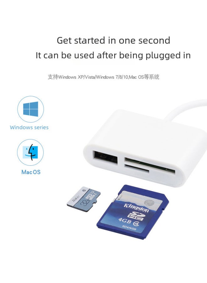 نيوترل عدد كبير من قارئ بطاقات Type-C، هاتف أندرويد Type-C، جهاز كمبيوتر متعدد الوظائف OTG 2.0، قرص SD/TFU - Image 5