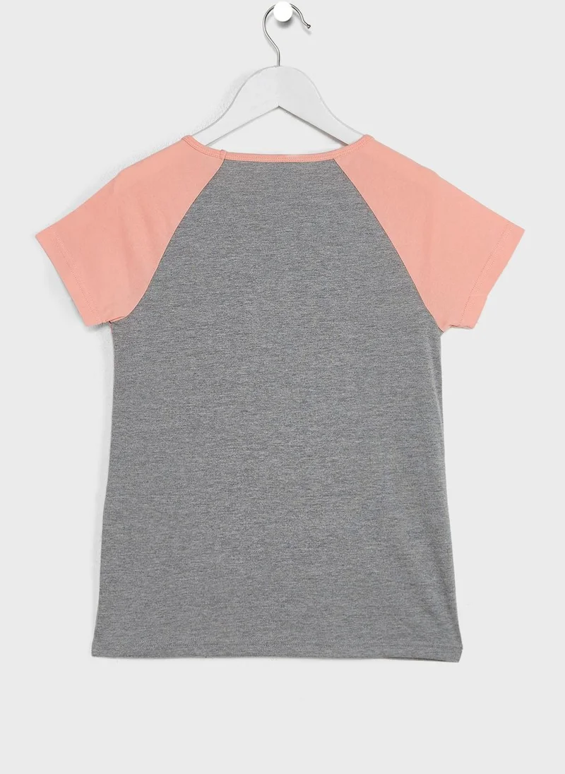 Justice Kids Raglan T-Shirt