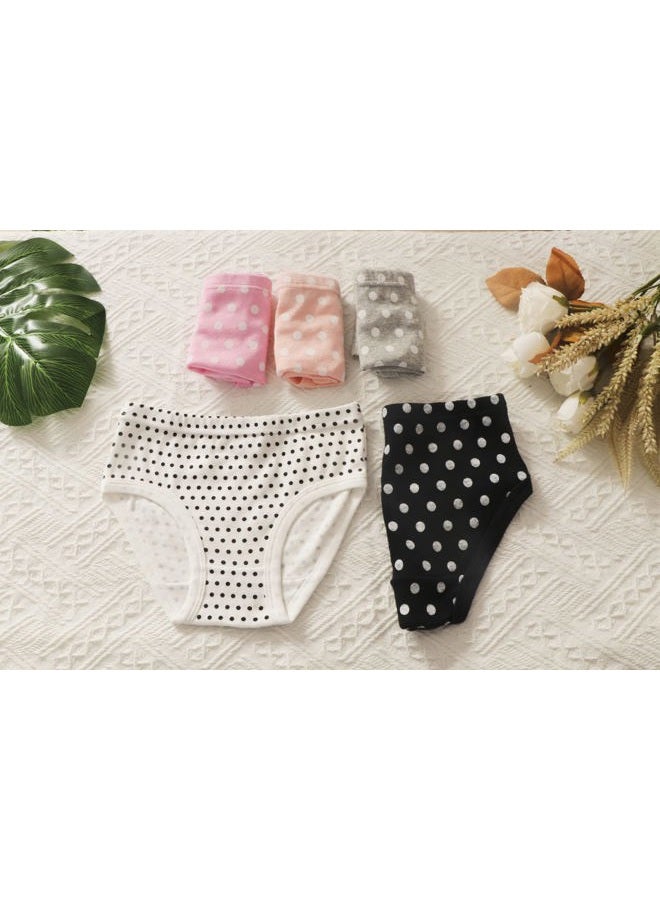 Winging Day Girls' Pure Cotton Panties Soft Underwear, Panties-19, 14 - Image 2