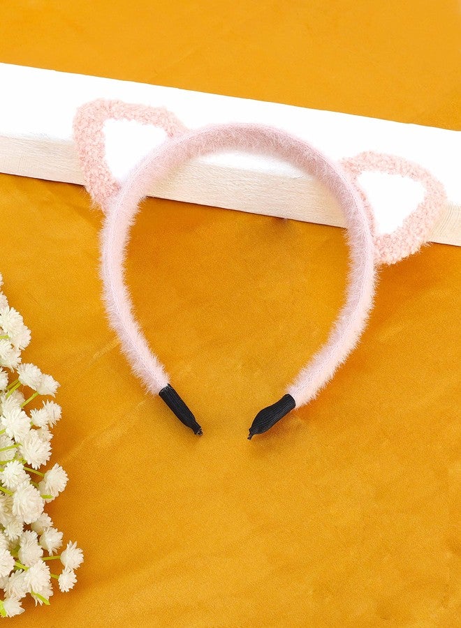 FabSeasons Hair Bands for Girls (3-10 years), Hairbands Pink Head Bands/Hair Accessories for Girls, combo pack of 2 - Image 3