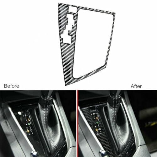 RONTCOS Central Console Gear Shift Panel Carbon Fiber Cover Center Control Cover Trim Car Interior Parts for Toyota Corolla 2014-2018 - Image 5