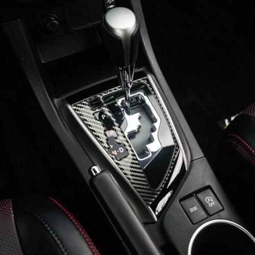 RONTCOS Central Console Gear Shift Panel Carbon Fiber Cover Center Control Cover Trim Car Interior Parts for Toyota Corolla 2014-2018 - Image 4
