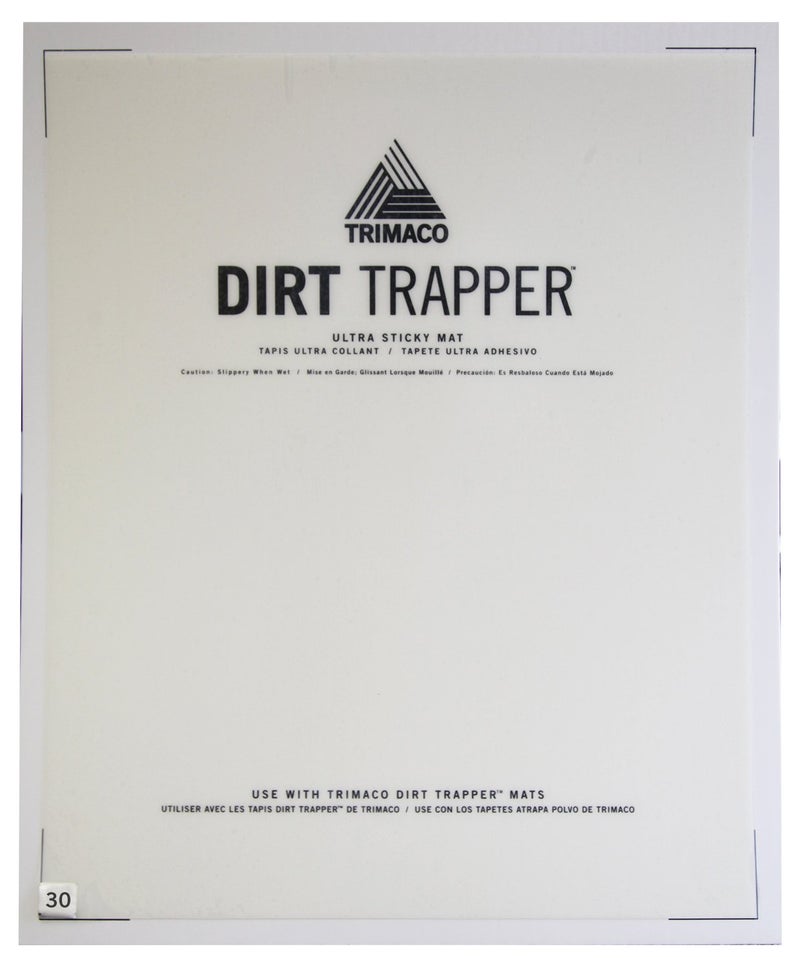 Trimaco 01265 Dirt Trapper Ultra Sticky Mat 30-Layer Refill , 24-inch x 30-inch, Clear - Image 2