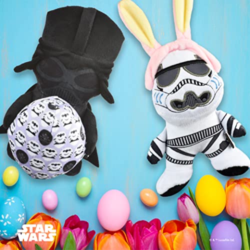 STAR WARS 2PC Easter 6" Stormtrooper & Darth Vader Squeaker Pet Toys |Set of Two Plush Squeaker Easter | Pair Toys for Dogs Easter Stuffed Darth Vader & Stormtrooper - Image 4