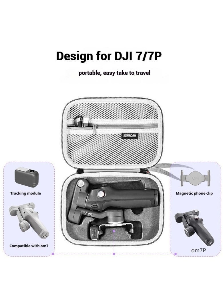 STARTRC Carry Case for Osmo Mobile 7P/Mobile 7, Portable Storage PU Shoulder Bag for DJI Osmo Mobile 7P Gimbal Stabilizer Accessories - Image 3