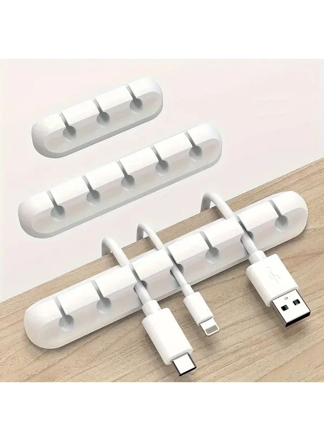 صندوق تنظيم كابلات USB مع 3 منافذ لإدارة الأسلاك على المكتب ومزين بالأحجار الكريمة - Image 3