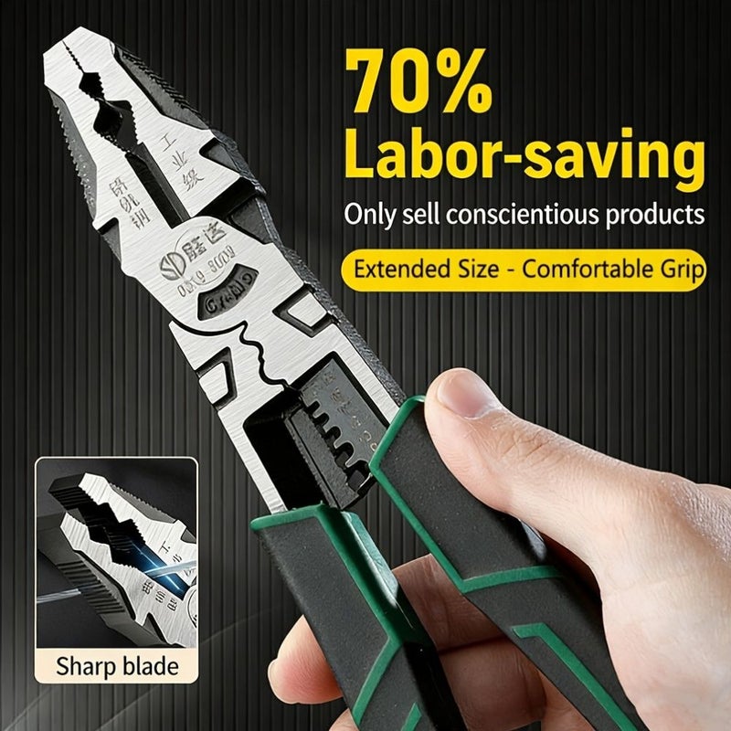 Multi Function 8 Inch Needle Nose Pliers Electricians Special Tool - Image 1