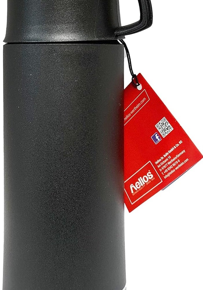 Helios 750ml Vacuum Flask - Black