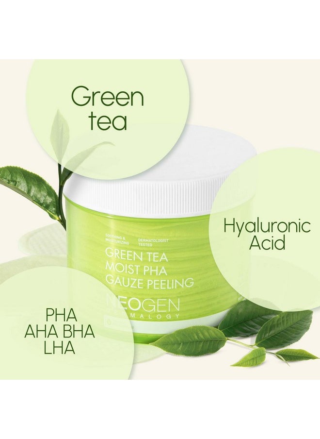 DERMALOGY by NEOGENLAB Pha Gauze Peeling Formulated With Aha Bha Pha Exfoliating & Cleansing Pad (10 Green Tea)  - Image 4