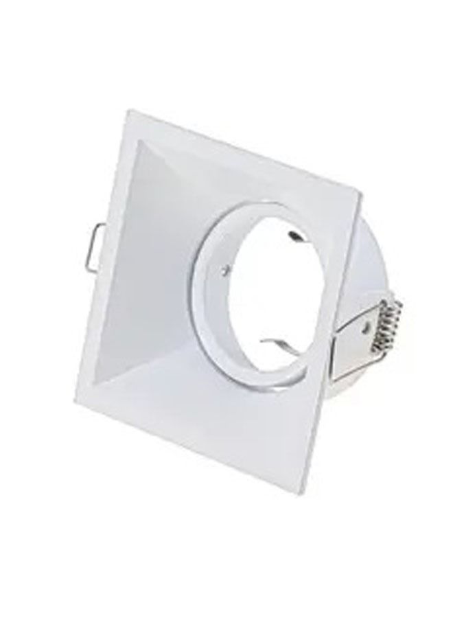 ALNAJM Lighting Anti Glare Square MR16 or GU10 Housing Led Spot Light Frame White  - Image 4