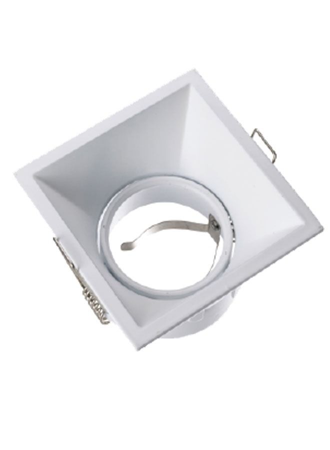ALNAJM Lighting Anti Glare Square MR16 or GU10 Housing Led Spot Light Frame White  - Image 3