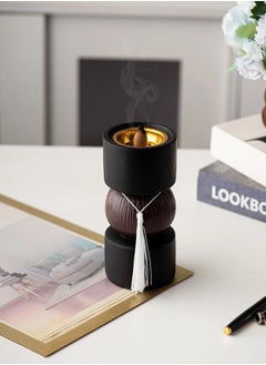 ShebSheb Resin Bakhoor Incense Burner,Incense Holders 7.8x7.8x16.8 cm  - Image 2