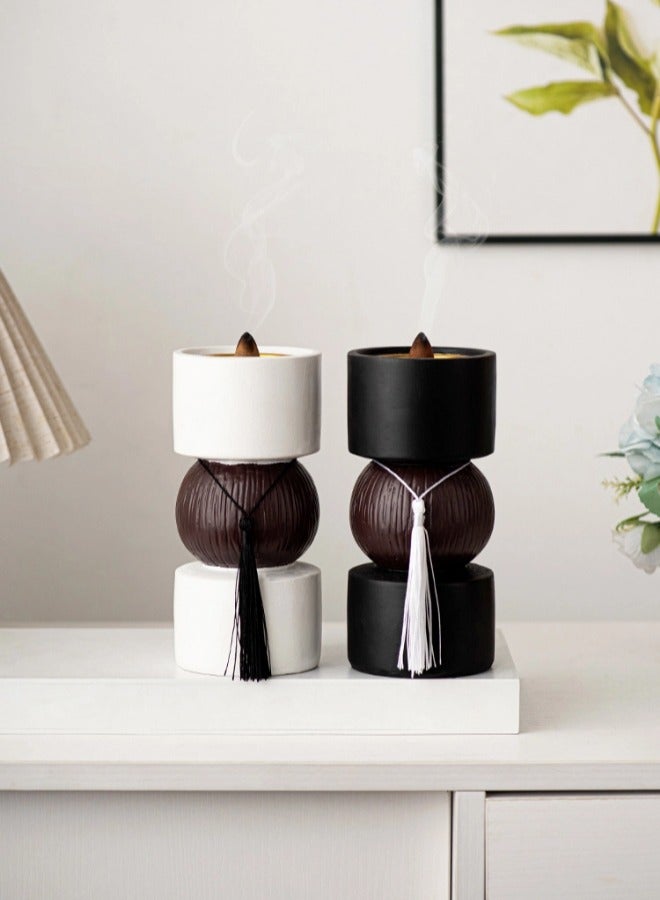 شيبشيب حامل بخور راتينج، حامل بخور، مقاس 7.8x7.8x16.8 سم - Image 4